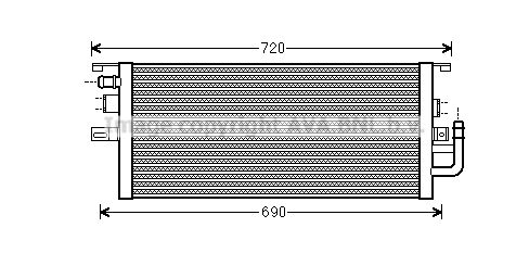 AVA QUALITY COOLING Радиатор, охлаждение двигателя MS2487